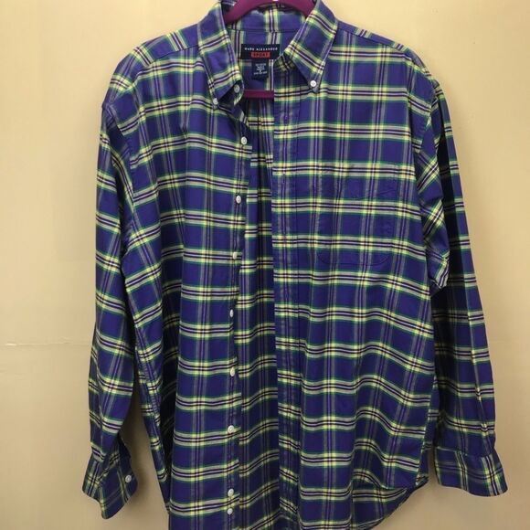 Mark Alexander Purple Plaid Shirt - Picture 9 of 9